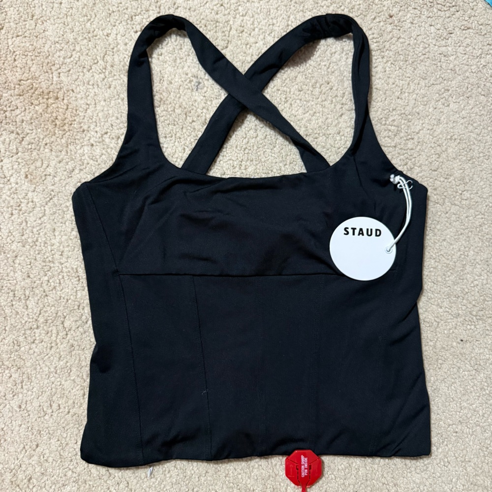 NWT Staud black sport top medium